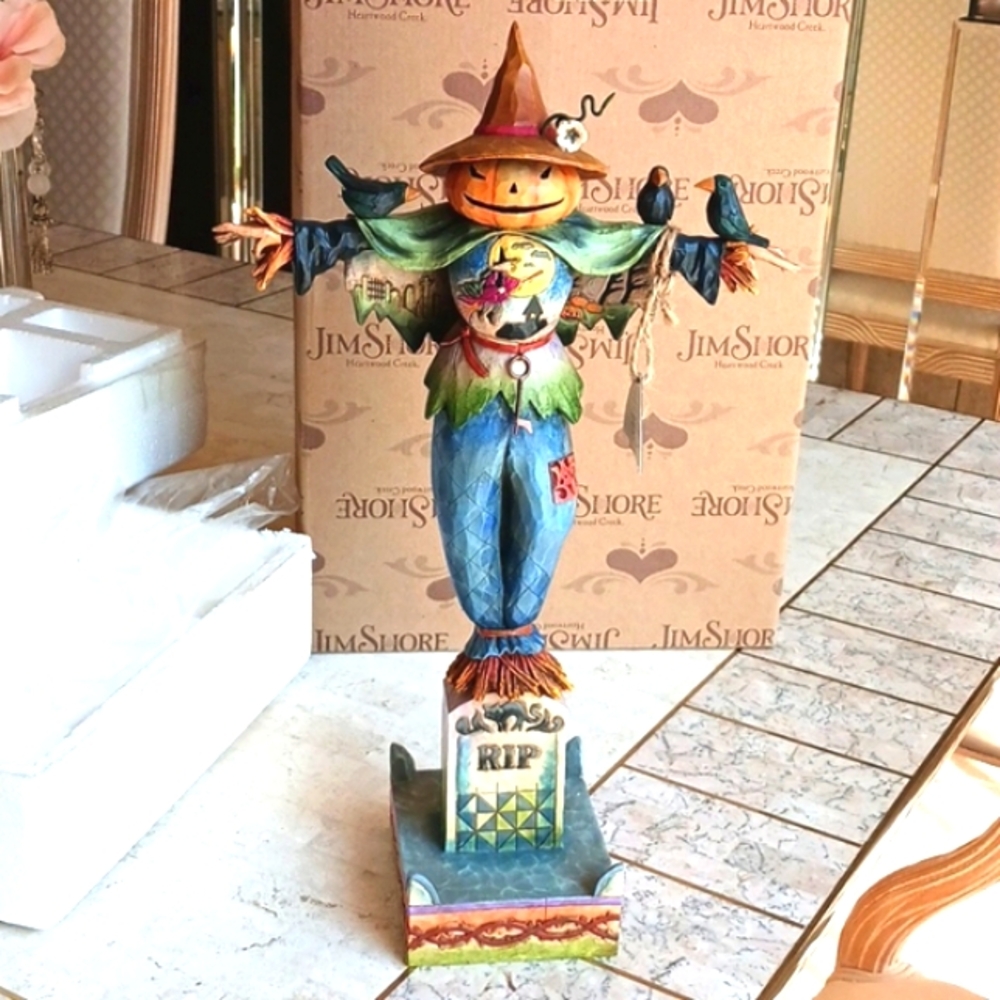 Vintage Jim Shore Halloween "Graveyard Guardian", New in box ,Rare,  2007